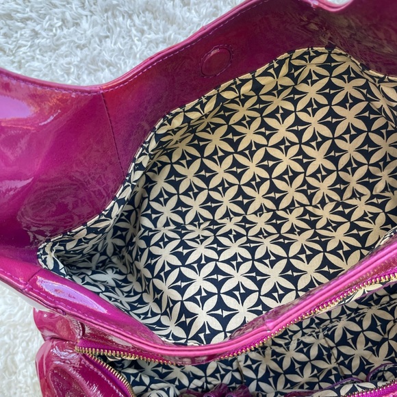 Sigrid Olsen | Hot Pink Patent Leather Hobo - Picture 8 of 9